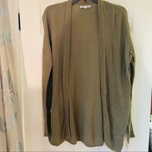 Olive Green Cardigan